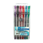 Гелеві ручки TUKZAR набір 6шт з блискітками Tz-144-6