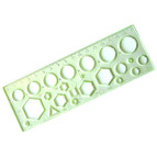 Лінійка-шаблон конструкторський 170мм СП-К ТК-1