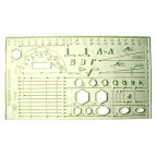 Трафарет чертежний СП-К ТЧ-1