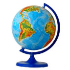 Глобус настільний 22см GLOWALA на пласт ножке фізичний 0218