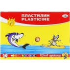 Пластилін 16кол. ГАММА ЮНЫЙ ХУДОЖНИК 224г стек, карт кор 280046