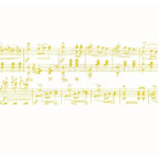 Калька URSUS А4 115г/м НОТЫ білий/золото UR-50314602R