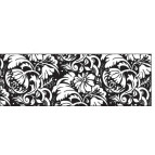 Картон URSUS А4 220г UR-60364604R Чорно-білий Квіточний Орнамент