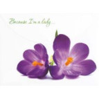 Папка-конверт А4 з кнопкою LEO 'Because I am a lady' КРОКУС L5803/490629