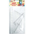 Лінійки-набір 4пр 1 Вересня 370261 лінійка 25см