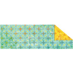 Картон двосторонній URSUS 20*30 300г БЛАКИТНИЙ Сетч. орнамент UR-12282203R