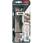 Набір графічних матеріалів Derwent Charcoal 9шт. в блістері D-0700664