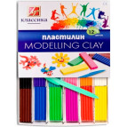 Пластилін 12кол ЛУЧ Класика 240гр 7С 331-08