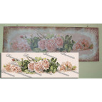 Декупажна карта 25*70см ESCAPISM 1107 Рожеві троянди