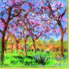 Салфетка для декупажа ! Поштучно 1/5 ! 33*33см 435300 Моне. Весна Живерни