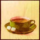 Салфетка для декупажа ! Поштучно 1/5 ! 33*33см 472809 Чашка кофе