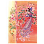 Декупажна карта рисова 35*50см 91983 Японська гейша, троянди