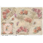 Декупажна карта рисова 50*70см 92050 Квітковий сад