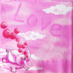 Салфетка для декупажа ! Поштучно 1/5 ! 33*33см №474, Пожелание удачи