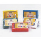 Пластилин SOFTY на восковой основе 500г. Чорний