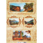 Декупажна карта 29,5*42см 60г/м 5288 Фрески з орнаментом