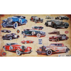 Декупажна карта 29,5*42см 60г/м 07931 Ретро авто