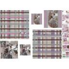 Декупажна карта 50*70см с металич ефектом 92032 Вінтажні дами