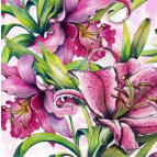 Салфетка для декупажа ! Поштучно 1/5 ! 33*33см №418 Цветы-13