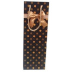 Пакет подарунковий паперовий LULU в350*ш115*т90мм 07K01 'Пляшковий'