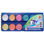 Акв фарби медові 12кол. ЛУЧ ПЕРЛАМУТРОВА 16С 1105-08/110165