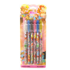 Ручки набір 6кол. DSN гель з блискітками 8806