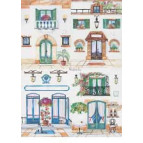 Декупажна карта рисова 35*50см RISE 5065 'Фасады 3. Прованс'