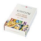 Контури для скла та кераміки ЗХК DECOLA набір 4кол. по 18мл 350907/5341409