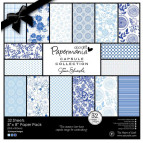 Набір паперу для скрапбукінгу Блакить 20,3*20,3 160г 32арк Docrafts