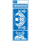 Трафарет самокл багаторазов 8,5*23,5см №212 серія 'Єгипет'