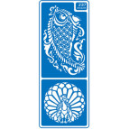 Трафарет самокл багаторазов 8,5*23,5см №237 серія 'Індія'