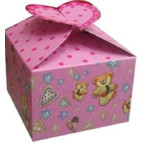 Пакет подарунковий паперовий LULU в110*ш90*т90мм 92801B короб замок Серцє