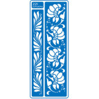 Трафарет самокл багаторазов 8,5*23,5см №221 серія 'Бордюри'