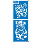 Трафарет самокл багаторазов 8,5*23,5см №247 серія 'Вихованці'