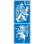 Трафарет самокл багаторазов 8,5*23,5см №251 серія 'Геральдика'