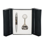 Ручки набір LANGRES "Clutch" 1шт.+брелок чорний LS.122006-01
