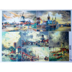 Декупажна карта 29,5*42см 60г/м 07673 Млини Голандії