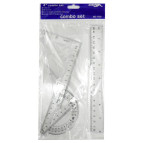 Лінійки-набір 4пр COMBO SET з лин 20см прозорі SET 1120/011/WL-168/8011