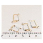 Швензи (основи для сережок) Margo 20*9мм 10шт Платина