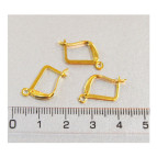 Швензи (основи для сережок) Margo 20*9мм 10шт Золото