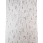 Папір для скрапбукінга Heyda А4 115г/м2 78871 Велум напівпрозорий 'Весільні бокали' срібний