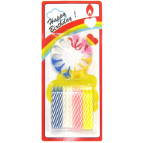 Свічки-набір для торта HB 24053/24001/5158 24 свічки с креплениями