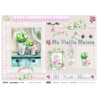 Декупажна карта рисова 35*50см 98969 Мій старий будинок