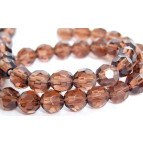 Намистини скляні Margo, імітація кришталя 40шт, 8мм, Коричневі 98105538