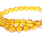 Намистини скляні Margo, імітація кришталя 40шт, 8мм, Бурштинові 98105560