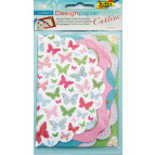 Набір паперу для скрапбукінгу Folia Метелики 10*15 18арк 16211102
