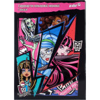 Картон кольоровий А4 5арк KITE мод 257 Monster High 24836 Гофра неон MH14-257K