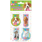 Закладки для книг магнитные 1 Вересня Кошечки и собачки 4шт 704511