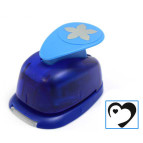 Дирокол фігурний Heyda 2,5см 3D Серце 203687704