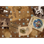 Декупажная карта-бумага 21*29,7см Ювелирный коллаж 45г/м 69207396